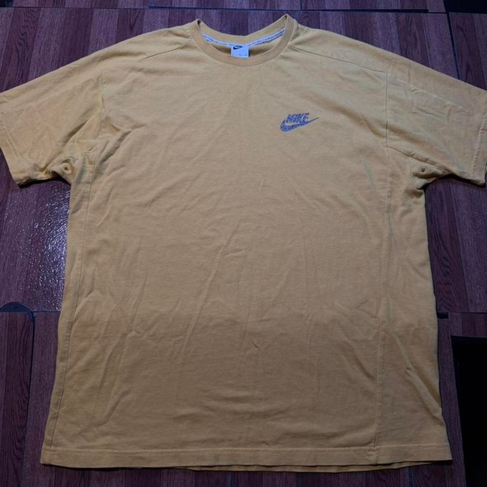 Nike Yellow Journey Retro Tech Sportswear Train Shirt XL
